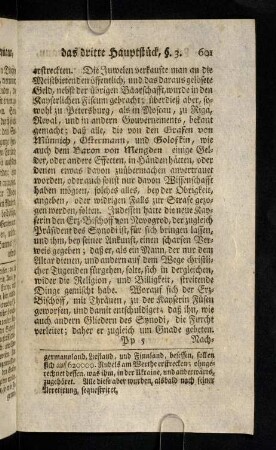 601-611, Die Juwelen verkaufte man an die Meistbietenden ...