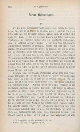 258-270 Ueber Hypnotismus : IV.