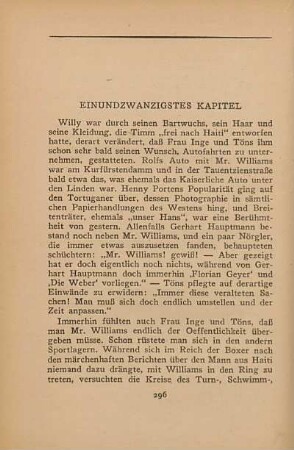 Einundzwanzigstes Kapitel