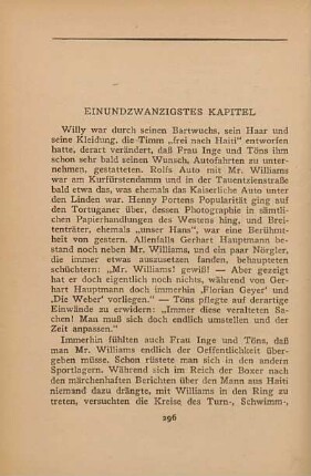 Einundzwanzigstes Kapitel