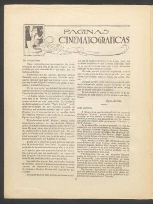 Páginas cinematográficas