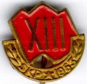 XIII. Parteitag der Slowakischen Kommunistischen Partei