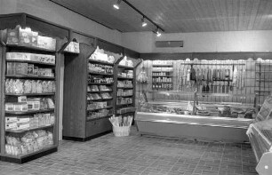 Feinkosthandlung Franz Schindele Waldstraße 75/77. Wiedereröffnung des Stammhauses nach Umbau und Erweiterung