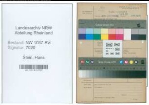 Entnazifizierung Hans Stein , geb. 20.11.1900 (Ingenieur)