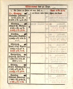 Schreib-Kalender zum Gebrauche für Jedermann : zumal für Beamte, Geistliche, Handels- und Gewerbsleute, 1816