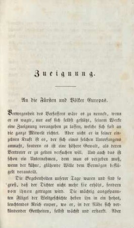 Zueignung