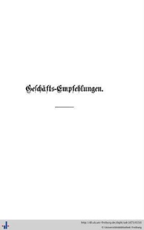 Geschäfts-Empfehlungen.