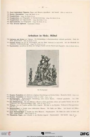 Arbeiten in Holz; Möbel (Nr. 958-1027)