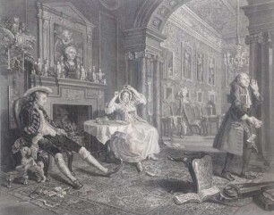 Marriage à la mode, Plate II