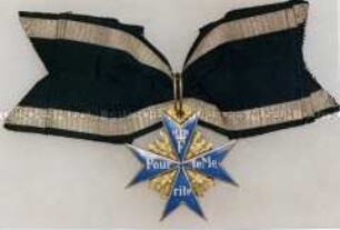 Orden Pour le Mérite, Ordenskreuz