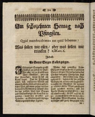 394-414, Dominica XVI. post Pentecosten. - Dominica XVII. post Pentecosten.
