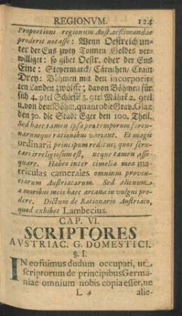 Cap. VI. Scriptores Austriac. G. Domestici.