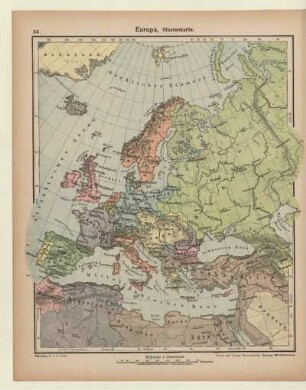 Europa, Staatenkarte