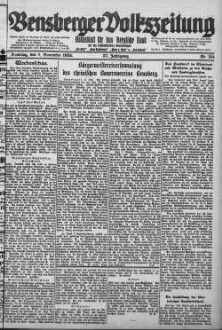 Bensberger Volkszeitung. 1907-1929