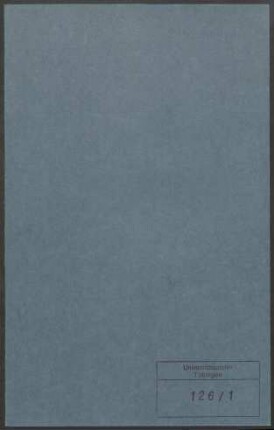 Moriz Aberle (1819-1875). Personalakte des Lehrkörpers : Akte betreffend Moriz Aberle, ordentlicher Professor für Moral und Exegese des Neuen Testaments