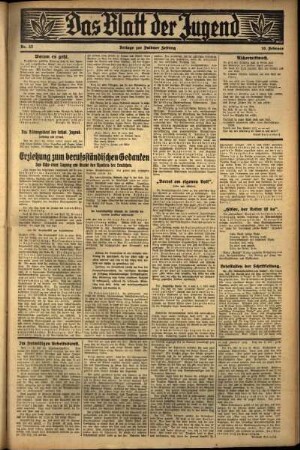 Zweite Ausgabe vom Mittwoch, den 10. Februar 1932.
