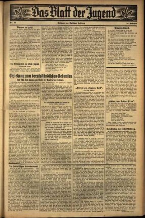 Zweite Ausgabe vom Mittwoch, den 10. Februar 1932.