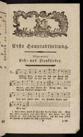 1-20, Erste Hauptabtheilung.