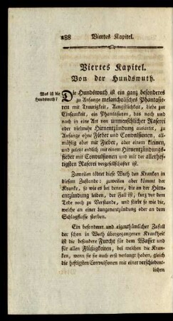 Viertes Kapitel. Von der Hundswuth