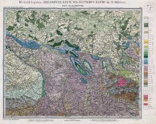 Sect. 13 Hannover, Geologische Karten von Deutschland in 27 Blättern