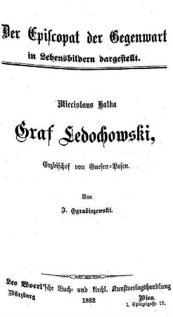 Miecislaus Halka Graf Ledochowski, Erzbischof von Gnesen-Posen