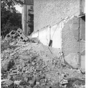 Negativ: Gelände, Rubensstraße 74, 1951