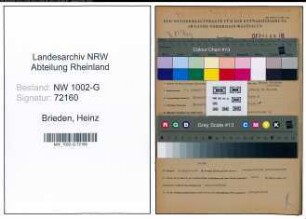 Entnazifizierung Heinz Brieden, geb. 27.01.1921 (Buchhalter)