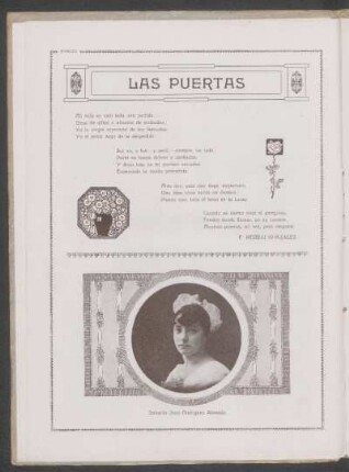 [Fotografía de] Señorita Sara Rodriguez Almeida