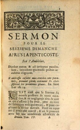 Sermons Du Pere Bourdalouë, de la Compagnie de Jesus. Pour Les Dimanches, 4