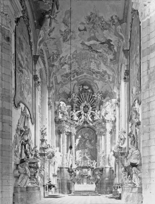 Zlatá Koruna / Goldenkron, Zisterzienser-Klosterkirche Zlatá Koruna, Chor