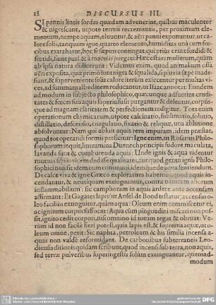 Discursus III.
