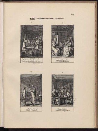 1783: Centifolium Stultorum. Narrheiten. [Abbildungen]