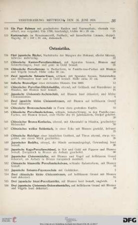Ostasiatika (Nr. 536-605)