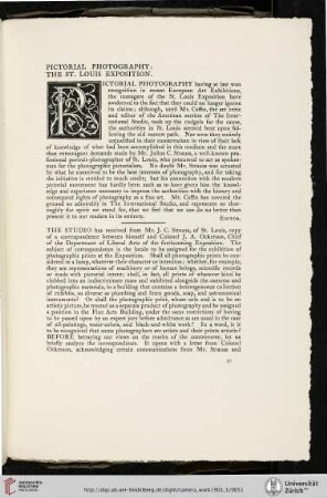 Editors, Pictorial Photography: The St. Louis Exposition