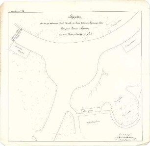 Hildebrand, Adolf von; Kiel; Mausoleum für die Familie Götz Martius - Lageplan