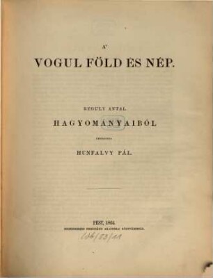 A Magyar Tudományos Akadémia évkönyvei. 12. 1864, 1
