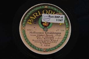 Hoffmanns Erzählungen : Barcarole: "Schöne Nacht, du Liebesnacht" / (Jacques Offenbach)