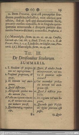 Tit. III, De Divisionibus Feudorum