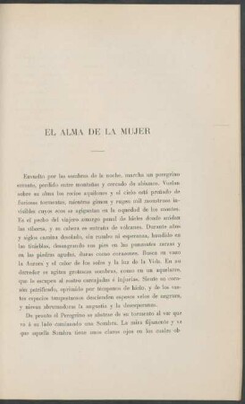El alma de la mujer