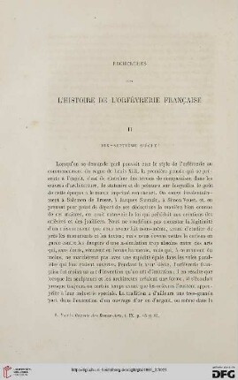 10: Recherches sur l'histoire de l'orfèvrerie française, [3]