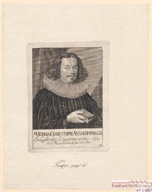 Johann Christoph Arnschwanger, Schaffer bei St. Lorenz