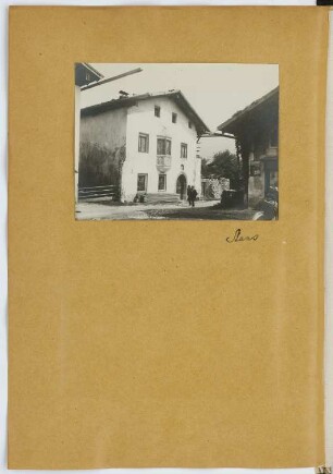 Wohnhaus, Stans bei Schwaz: Ansicht (aus: Skizzen- und Fotoalbum 13)