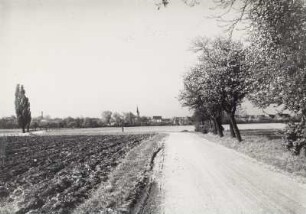 Leipzig-Schönau, Landstraße (Lyoner Straße) nach Leutzsch