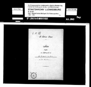 Der Marquise von Arcis. Schauspiel von Carl Sternheim