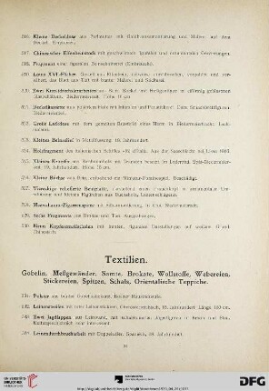Textilien (Nr. 531-647)