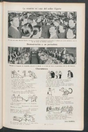 La reunión en casa del señor Ugarte
