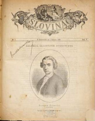 Slovinac : list za književnost, umjetnost i obbynost. 5. 1882