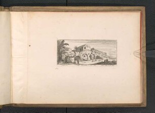 Ruine in Landschaft (verso Ponte Surare)
