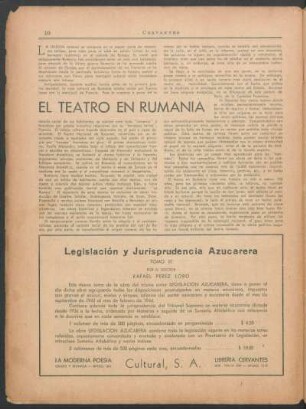 El teatro en Rumanía
