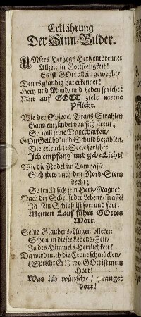 Erklärung der Sinn-Bilder.